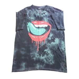 Gildan Heavy Cotton Rolling Stones Tie-Dye T-Shirt - Size L